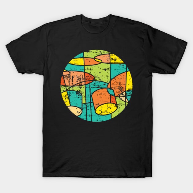 Drum Set Abstract Style T-Shirt by jazzworldquest